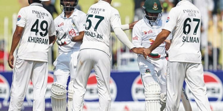 بنگلہ دیش کی پاکستان کے خلاف پہلی ٹیسٹ فتح