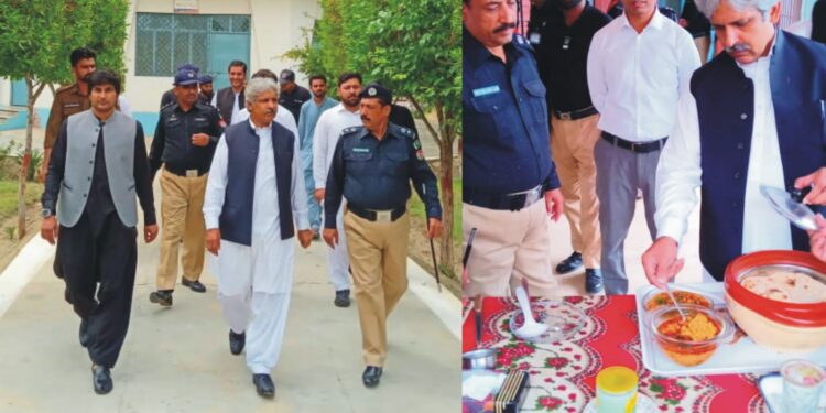 ایڈیشنل ڈسٹرکٹ اینڈ سیشن جج لیہ خرم شہزاد خان میرانی کا ڈسٹرکٹ جیل لیہ کا دورہ