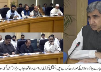 کپاس کی پیداوار کے ہدف کے حصول کیلئے تمام ممکنہ وسائل اور ذرائع بروئے کار لائے جارہے ہیں،سیکرٹری زراعت پنجاب افتخار علی سہو