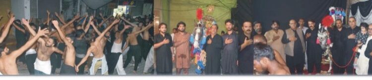 سر بلندی اُسوہ پیغمبری اور شیوہ شبیری ہے شہدائے کر بلاء نے راہ حق میں تسلیم ورضا صبر ووفا اطاعت خدا اور اثیار وقربانی کا لازوال درس دیا ہے