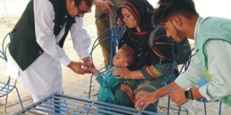 ضلع بھر میں انسداد پولیو مہم دوسرے دن بھی جاری