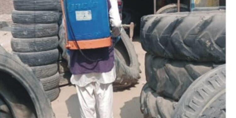 ڈپٹی کمشنر امیرا بیدار کی ہدایت پر ضلع کو ڈینگی فری رکھنے کے لئے اقدامات جاری