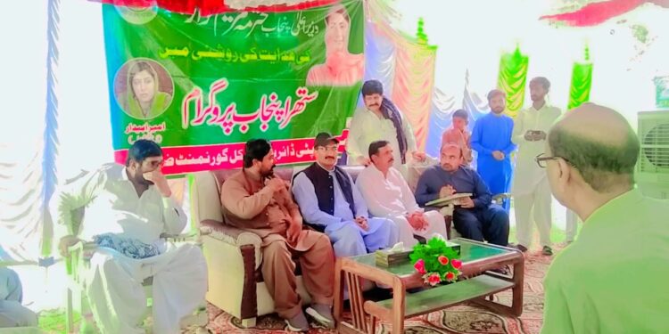 ستھرا پنجاب مہم، ایڈیشنل ڈپٹی کمشنر جنرل لیہ شبیر احمد ڈوگر کی یونین کونسل لدھانہ آمد،وزیر اعلیٰ پنجاب مریم نواز شریف کی طرف سے جاری ستھرا پنجاب مہم کا جائزہ لیا