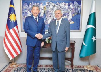 ڈی پی ایم/ ایف ایم ڈار، ملائیشین ہم منصب نے دونوں ممالک کے درمیان دوطرفہ تعاون پر تبادلہ خیال کیا