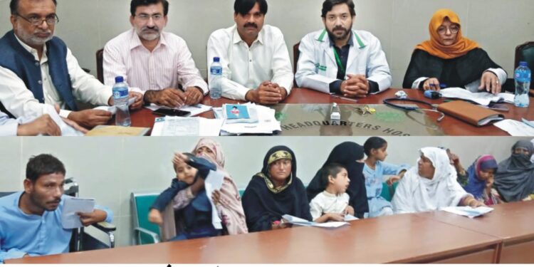 ڈسٹرکٹ اسسمنٹ بورڈ برائے معذور افراد کا اجلاس،120 فزیکل اور دماغی امراض کی درخواستوں پر غور،75 افراد کوخصوصی افراد قرار ،10درخواستیں مسترد ، 35 درخواست گزار غیر حاضر