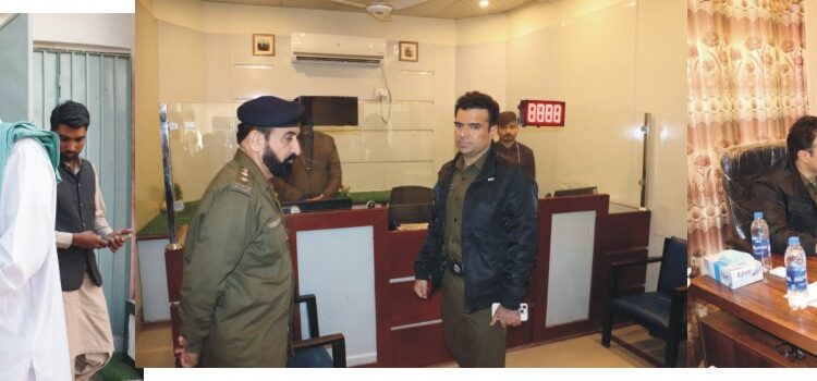 ڈی پی او محمد علی وسیم کا تھانہ چوبارہ ،پولیس خدمت کاؤنٹراورزینفا سولرپاور پراجیکٹ کا دورہ