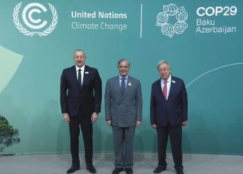 وزیر اعظم COP29 کے افتتاحی اجلاس میں عالمی رہنماؤں کے ساتھ شامل ہوئے